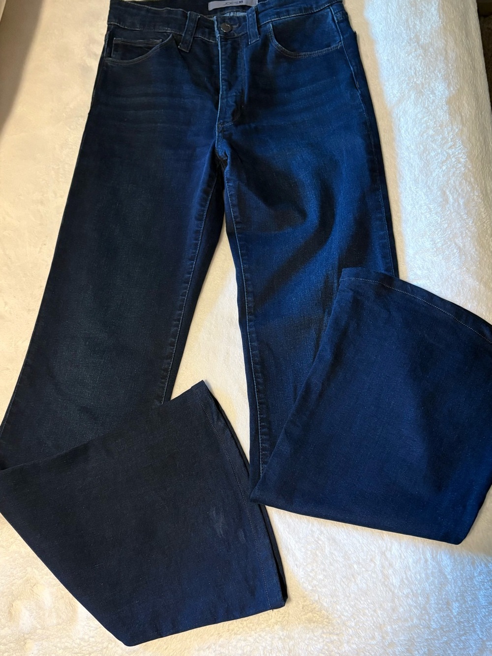 Joe's Jeans Deep Indigo Wide Leg Flare Jeans